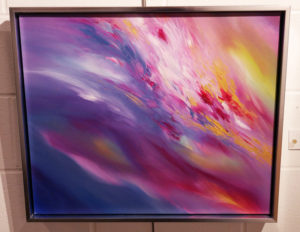 Melissa McCracken's "Us & Them" painting