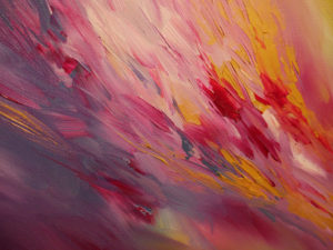Melissa McCracken's "Us & Them" painting