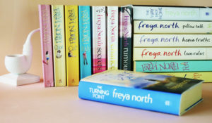 Betsy's collection of Freya North novels