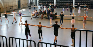 Devon leads the KCB II dancers in rehearsal for Romeo and Juliet.