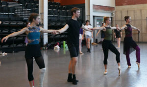 KCB II dancers rehearsing for Romeo & Juliet.