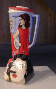Ceramic blender made by Shalene Valenzuela