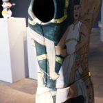 Ceramic dress form made by Shalene Valenzuela