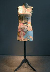 Ceramic dress form made by Shalene Valenzuela