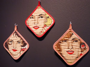 Ceramic potholders made by Shalene Valenzuela