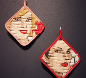 Ceramic potholders made by Shalene Valenzuela