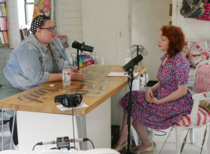 Fabric designer Tula Pink chats with host Betsy Blodgett