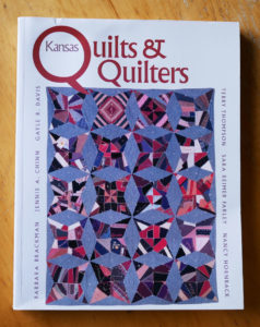 The cover of Kansas Quilts & Quilters, which features an article about Nedra and her Old Quindaro History quilt.