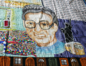 Nedra's Rosa Parks quilt.