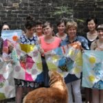 A Lizzy House Meadow Quilt Class. Photo by Lizzy House.