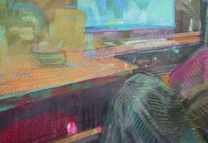 Detail of a collage piece by Kathy Liao.